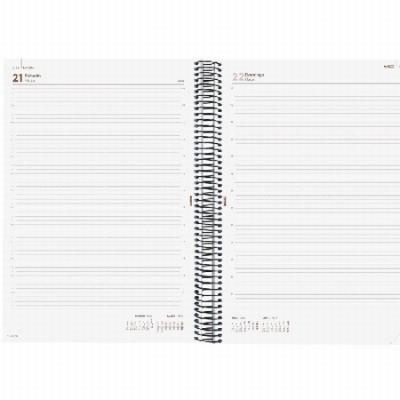 AGENDA ANUAL FINOCAM 2026 ESPIRAL OPAQUE E40 DIA PAGINA...