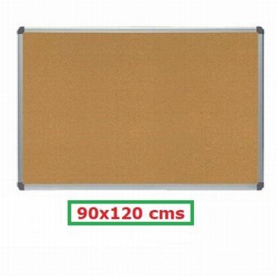 TABLERO ROCADA DE CORCHO 90X120 CM. MARCO DE ALUMINIO...