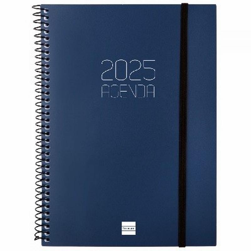 AGENDA ANUAL FINOCAM 2025 ESPIRAL OPAQUE E10 SEMANA VISTA HORIZONTAL 155x212 MM (742761025) (742762025) (742764025) (742766025)