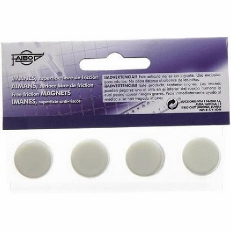 IMANES FAIBO Ø 20MM BOLSA DE 4 UNIDADES (60-20) - IMANES REDONDOS 20 MM.BOLSA 4UN.