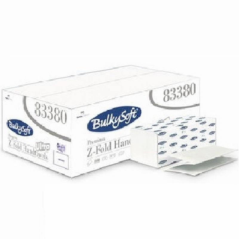 TOALLA BULKY SOFT SECAMANOS DE PAPEL TISSUE BLANCO 2 CAPAS Z (83380) DE BULKY SOFT - TOALLA SECAMANOS RECAMBIO 150U.