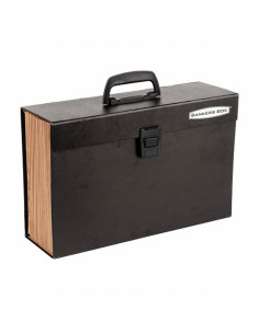 MALETIN FELLOWES CON FUELLE COLOR NEGRO 294X387X444 MM. (9352101) - MALETIN FUELLE F.A-Z NG FELLOWES