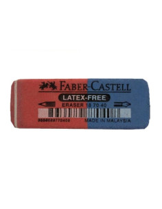 GOMA DE BORRAR FABER CASTELL SIN LATEX PARA TINTA/LAPIZ (187040) - BORRAD.FABER 7040 LAPIZ/TINTA
