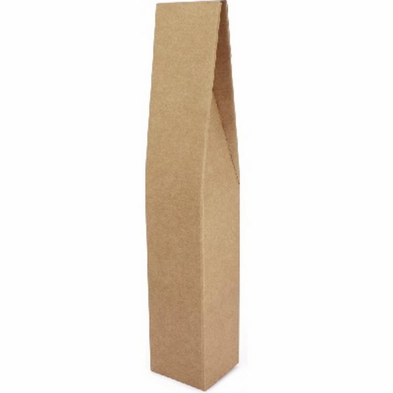 CAJA FIXO EMBALAR 1 BOTELLA VINO 75X75X420MM FIXO (00018400) - CAJA CARTON BOTELLA VINO