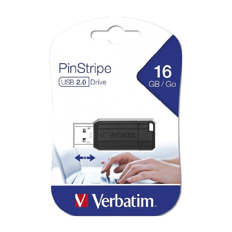 PEN DRIVE VERBATIM MEMORIA USB 16GB (0,24 LPI INCLUIDO) DE VERBATIM - PEN DRIVE USB2.0 16GB