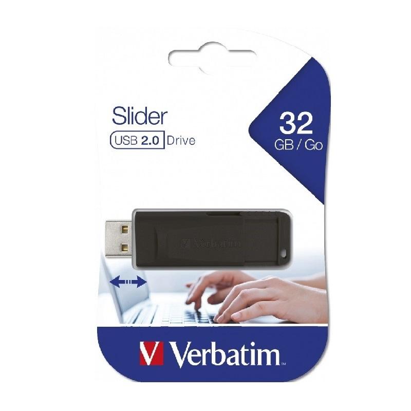 PEN DRIVE VERBATIM MEMORIA USB 32GB (0,24 LPI INCLUIDO) DE VERBATIM - PEN DRIVE USB2.0 32GB