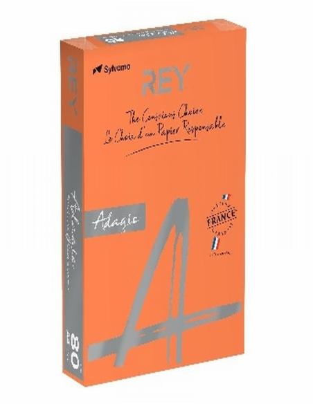 PAPEL ADAGIO DE COLOR NARANJA DIN A4 80 GRAMOS/M2 500 HOJAS (3368220102810) - PAP.NARANJA 80GR.A4.500HJ COLOR 21