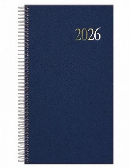 AGENDA ANUAL DOHE 2026 ESPIRAL SEGOVIA DIA PAGINA A5 140X200 MM TAPA MATERIAL VINILICO COLOR SURTIDO (12733) (11128) (12734)
