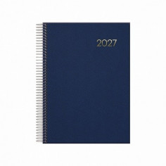 AGENDA ANUAL DOHE 2027 ESPIRAL SEGOVIA DIA PAGINA A5 140X200 MM TAPA MATERIAL VINILICO COLOR SURTIDO (12733) (11128) (12734) 2