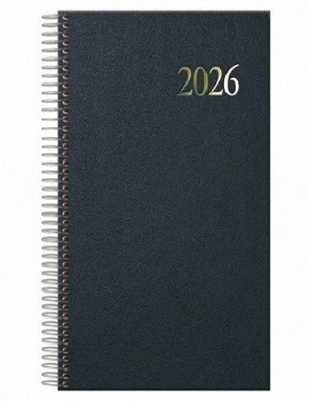 AGENDA ANUAL DOHE 2026 ESPIRAL SEGOVIA DIA PAGINA A5 140X200 MM TAPA MATERIAL VINILICO COLOR SURTIDO (12733) (11128) (12734)