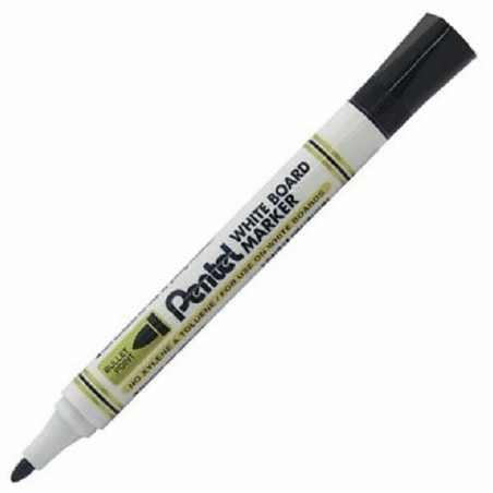 ROTULADOR PENTEL PARA PIZARRA BLANCA MW85 COLOR NEGRO (MW85-PENTEL-A) - ROT.PIZ.BL.PENTEL MW85 NG
