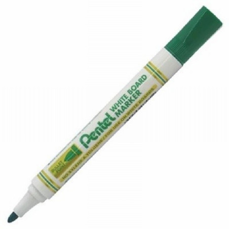 ROTULADOR PENTEL PARA PIZARRA BLANCA MW85 COLOR VERDE (MW85-PENTEL-D) - ROT.PIZ.BL.PENTEL MW85 VE