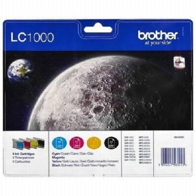 CARTUCH.BROTHER LC1000 PACK4COL