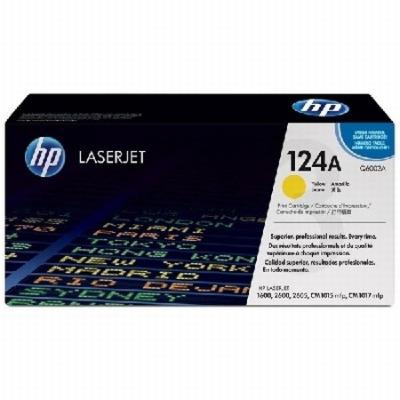 TONER ORIGINAL HP 124A AMARILLO PARA LASERJET  1600/...