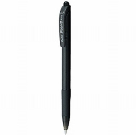 BOLIGRAFO PENTEL FEEL IT TINTA CON BASE DE ACEITE NEGRA (BX417A) - BOLI.PENTEL KACHIRI NG.