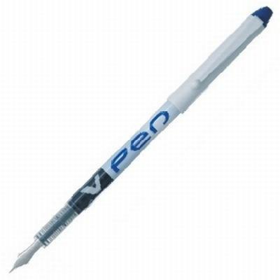 PLUMA PILOT V PEN BLANCO DESECHABLE COLOR AZUL SVPN-4WL...