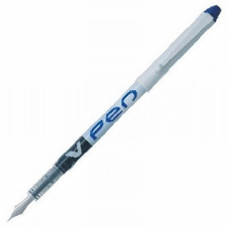 PLUMA PILOT V PEN BLANCO DESECHABLE COLOR AZUL SVPN-4WL (NVPBA) DE PILOT - PLUMA PILOT V-PEN AZ.
