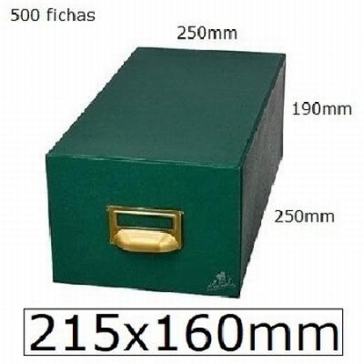 FICHERO MARIOLA FICHAS TELA VERDE 500 FICHAS N.5 TAMAÑO...