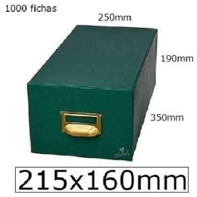 FICHERO MARIOLA FICHAS TELA VERDE 1000 FICHAS N.5 TAMAÑO...