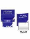 FICHA MARIOLA RAYADA Nº1 65X95 MM 180G/M2 PAQUETE DE 100 UNIDADES (3111R) - FICHA 65*95RY.100U.N.1