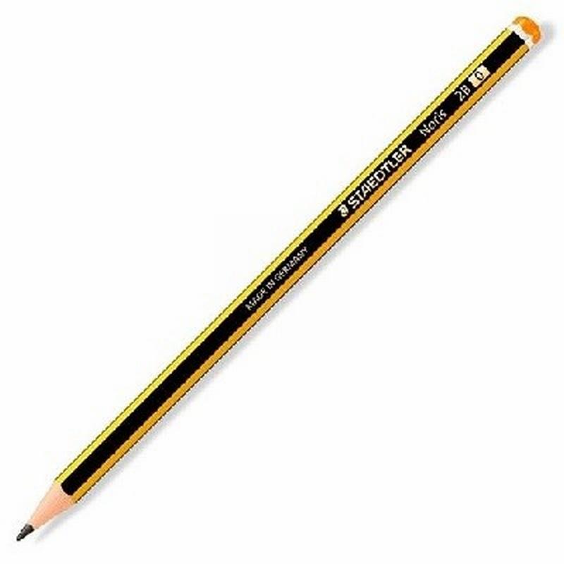 LAPICERO STAEDTLER NORIS 120 2B (120-0) - LAPIZ N.0-2B NARANJA STAEDTLER 120