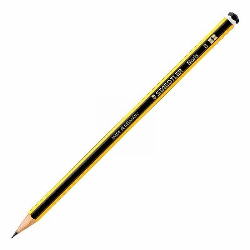 LAPICERO STAEDTLER NORIS 120 B (120-1) - LAPIZ N.1-B NEGRO STAEDTLER 120