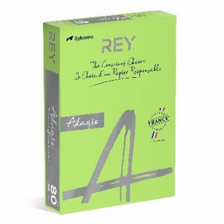 PAPEL ADAGIO DE COLOR VERDE DIN A3 80 GRAMOS/M2 500 HOJAS - PAP.A3 VERDE 80GRS.500H.