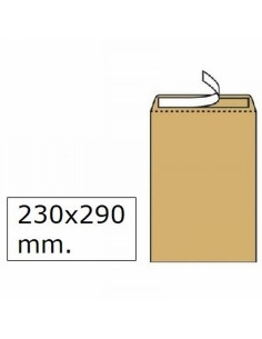 BOLSA SAM 230x290 KRAFT TIRA SILICONA (K-11) - BOL.ADH.KF.230*290 K11