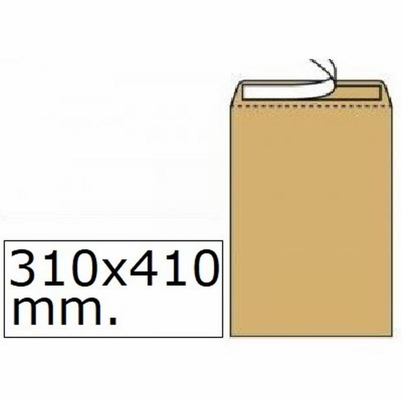 BOLSA SAM 310x410 KRAFT TIRA SILICONA (K-310410) (276311) - BOL.ADH.KF.RADIO 310*410 K310410
