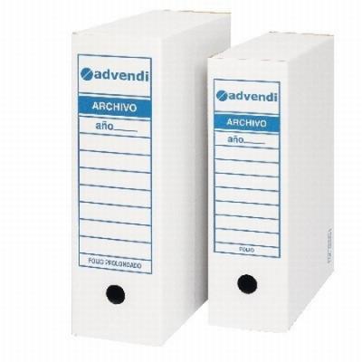 CAJA ARCHIVO DEFINITIVO ADVENDI CARTON FOLIO 35X26 CMS....