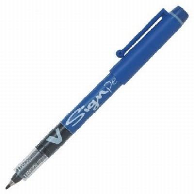 ROTULADOR PILOT SIGN PEN  PUNTA FIBRA TINTA LIQUIDA AZUL...