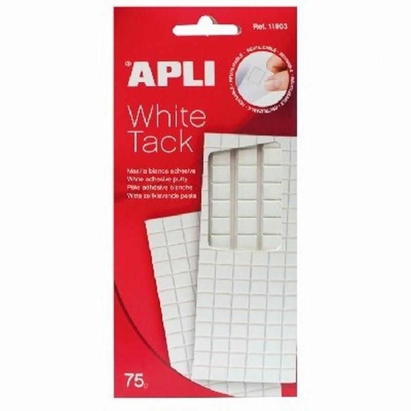MASILLA ADHESIVA APLI BLANCA 75 GRS. ADHESIVO TACK (11803) - MASILLA TACK