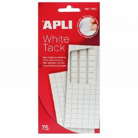 MASILLA ADHESIVA APLI BLANCA 75 GRS. ADHESIVO TACK (11803) - MASILLA TACK