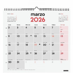 CALENDARIO ANUAL FINOCAM 2027 PARED PARA ESCRIBIR L 34x31 CMS. (780070027) - CALENDARIO PARED L 34*31 ESCRIBIR