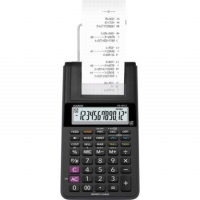 CALCULADORA IMPRESORA CASIO HR-8 RCE 12 DIGITOS CON PAPEL...