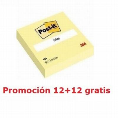 BLOC DE NOTAS ADHESIVAS POST-IT DE QUITA Y PON 76X76 MM....