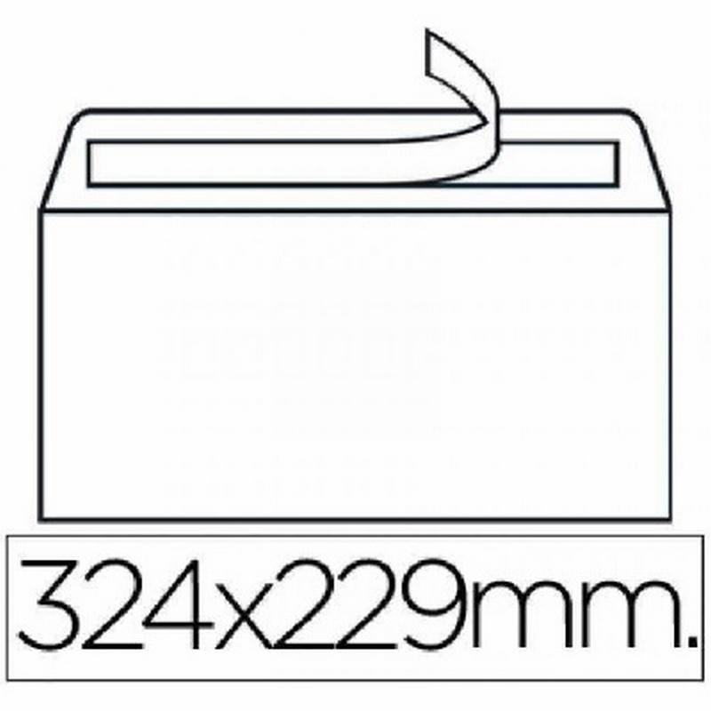 SOBRE SAM BLANCO DIN A4 229x324 MM. TIRA SILICONA (A-C4/B) DE SAM - SOB.ADH.BL. 229*324 AC4B