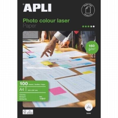 PAPEL FOTOGRAFICO APLI GLOSSY DOBLE CARA 160 GRS/M2 DIN...