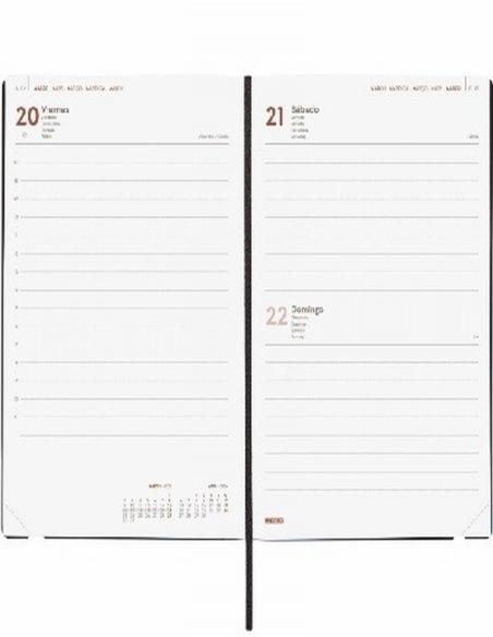 AGENDA ANUAL FINOCAM 2027 ENCUADERNADA DYNAMIC MARA Y10 DIA/PAGINA NEGRO 140X204 MM (621166027) - AGEND.1/4 D/PG MARA 140*204
