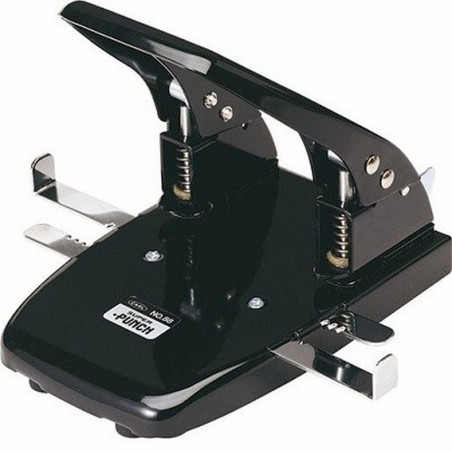 TALADRO CARL 88 METALICO 2 AGUJEROS CAPACIDAD 40 HOJAS NEGRO (88) DE CARL - TALAD.CARL 88 2AGU.