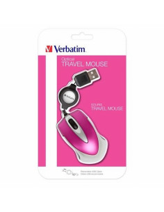 RATON CON CABLE VERBATIM DE VIAJE GO MINI (49020) (49021) (49022) (49023) - RATON MINI C/CABLE RETACTIL VERBATIM 2