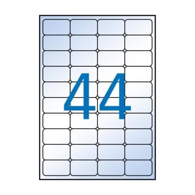 ETIQUETA ADHESIVA APLI INKJET POLIESTER 48.5x25.4 MM....