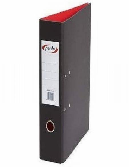 ARCHIVADOR DE PALANCA PARDO CON DOBLE MECANISMO DE 2 ANILLAS DE 65MM (2452) DE PARDO - ARCH.PARDO DOBLE PALANCA 2452