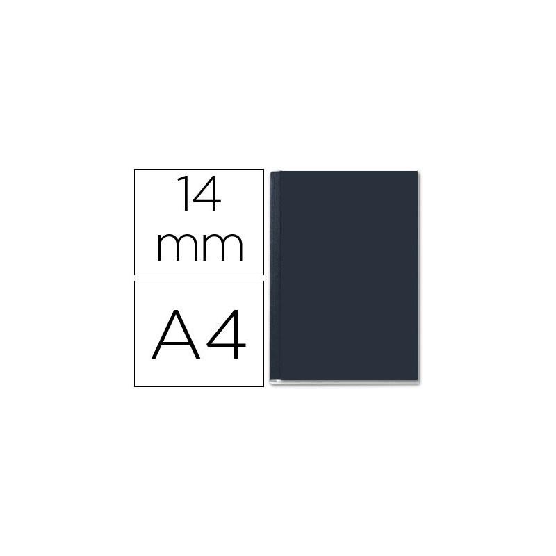 TAPA DE ENCUADERNACION CHANNEL RIGIDA NEGRA LOMO C CAPACIDAD 106/140 HOJAS (81031) - CARP.CHANN.RIG.C 106-140H.NG 7393-35575