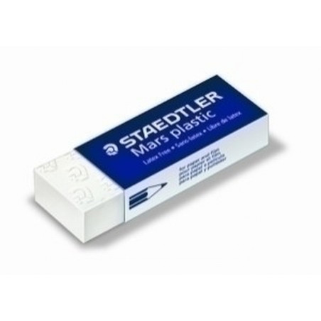 GOMA DE BORRAR STAEDTLER MARS PLASTIC (526/50) - BORRAD.MARS PLASTIC STAEDTLER