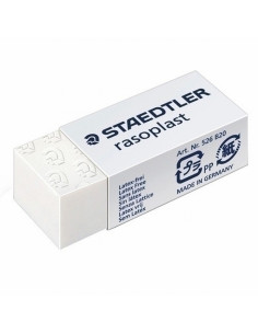 GOMA DE BORRAR STAEDTLER RASOPLAST (526 B20) - BORRAD.RASO PLAS.STAEDTLER/ROTRING TIKKY 20