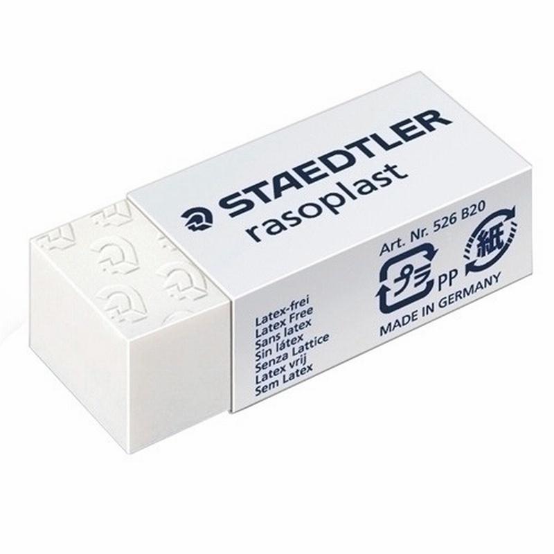 GOMA DE BORRAR STAEDTLER RASOPLAST (526 B20) - BORRAD.RASO PLAS.STAEDTLER/ROTRING TIKKY 20