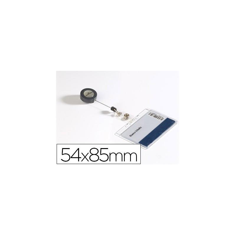 IDENTIFICADOR DURABLE VERTICAL / HORIZONTAL 54X85 MM PARA CORDON EXTENSIBLE YO-YO (8012-19)  -Yo-yo 406134 no incluído-