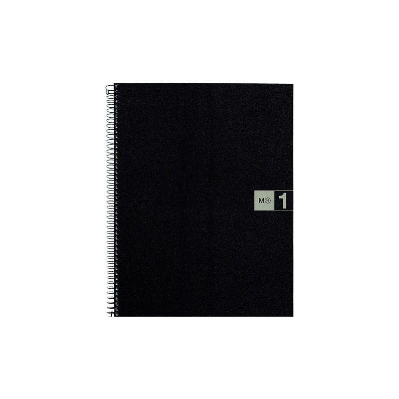 CUADERNO MIQUELRIUS NOTEBOOK 1 DIN A4 CUADRICULA GRIS POLIPROPILENO 80 HOJAS (MR2473) - CUAD.NOTE-BOOK A4 GR M.RIUS