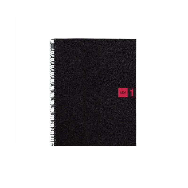 CUADERNO MIQUELRIUS NOTEBOOK 1 DIN A4 CUADRICULA ROJA POLIPROPILENO 80 HOJAS (MR2472) - CUAD.NOTE-BOOK A4 RJ M.RIUS